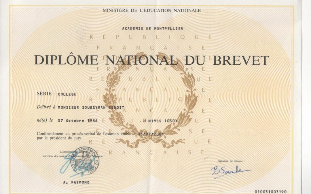 Remise des diplômes